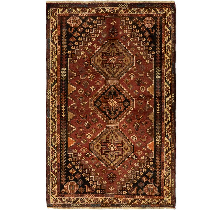 3' 4 x 5' 5 Ghashghaei Persian Rug
