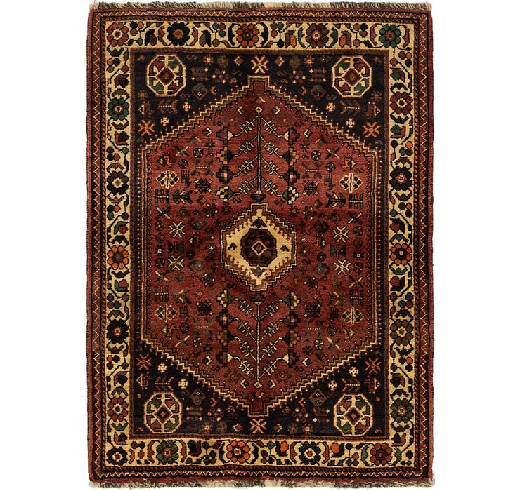 3' 8 x 5' 2 Ghashghaei Persian Rug