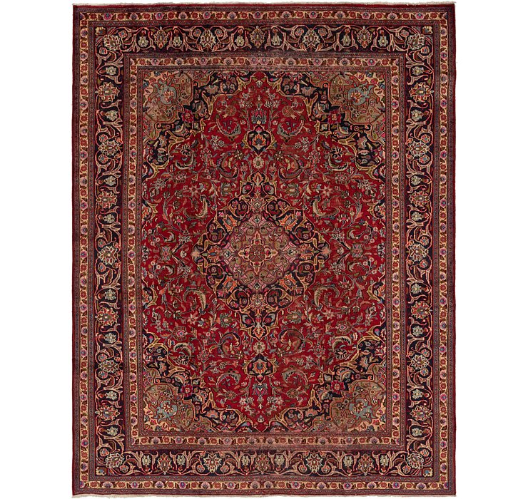 9' 9 x 12' 5 Mashad Persian Rug