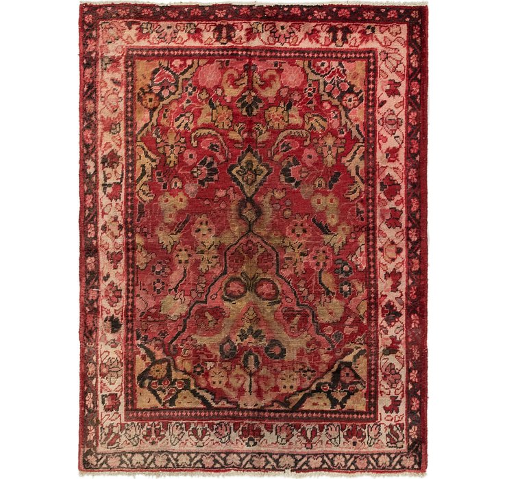 4' x 5' 6 Hamedan Persian Rug