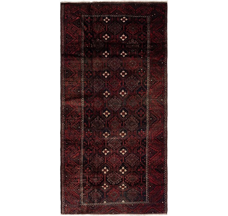 4' 3 x 8' 3 Balouch Persian Runner ...