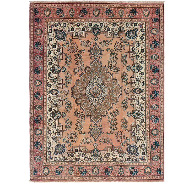 9' 8 x 12' 10 Tabriz Persian Rug