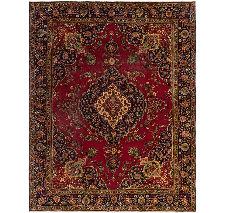 9' 3 x 12' 4 Tabriz Persian Rug