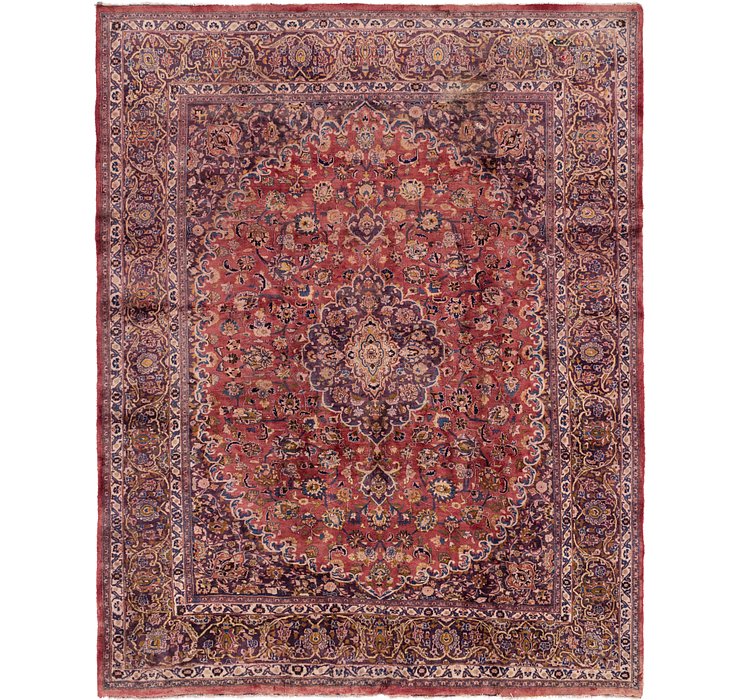 9' 8 x 12' 4 Mashad Persian Rug
