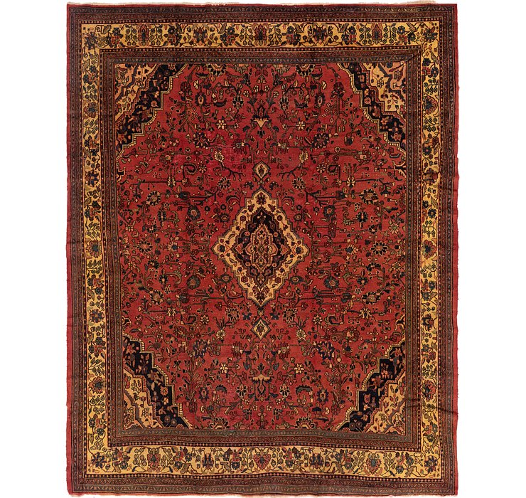 10' 6 x 13' 2 Hamedan Persian Rug