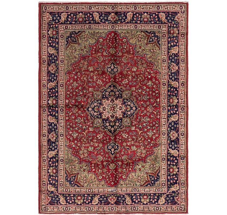 6' 7 x 9' 2 Tabriz Persian Rug