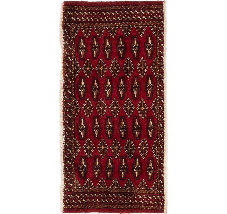 1' 7 x 3' 3 Torkaman Persian Rug