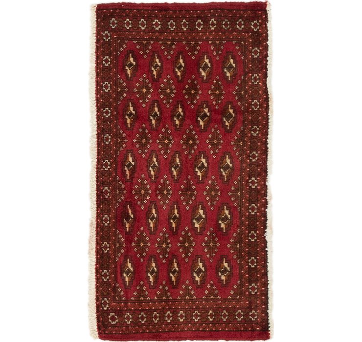 1' 7 x 3' 3 Torkaman Persian Rug