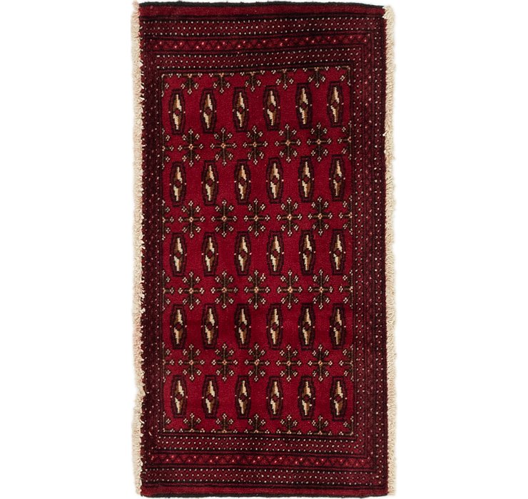 1' 8 x 3' 5 Torkaman Persian Rug