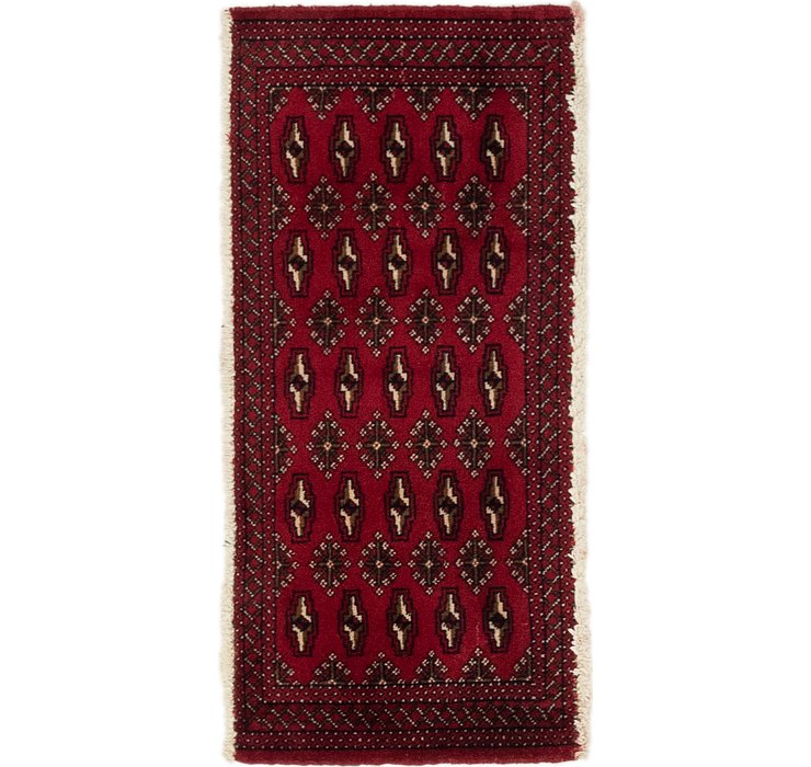 1' 7 x 3' 6 Torkaman Persian Rug