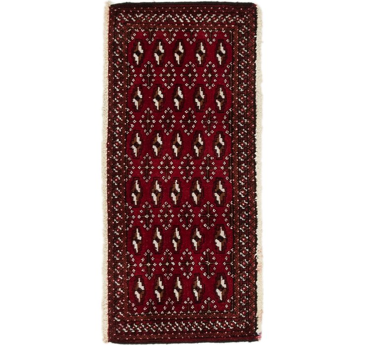 1' 7 x 3' 7 Torkaman Persian Rug