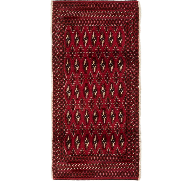 2' 2 x 4' 4 Torkaman Persian Rug