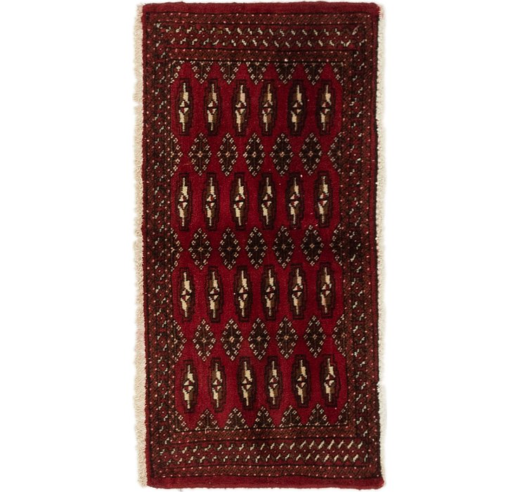 1' 8 x 3' 5 Torkaman Persian Rug