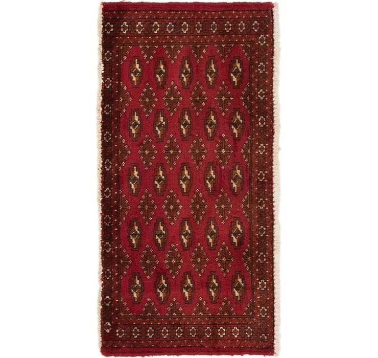 1' 7 x 3' 3 Torkaman Persian Rug
