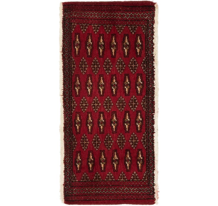 1' 7 x 3' 5 Torkaman Persian Rug