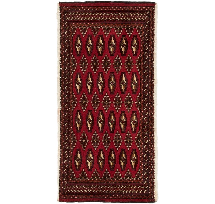 1' 7 x 3' 5 Torkaman Persian Rug