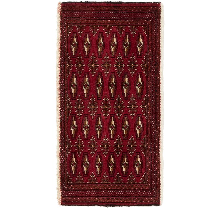 1' 7 x 3' 3 Torkaman Persian Rug