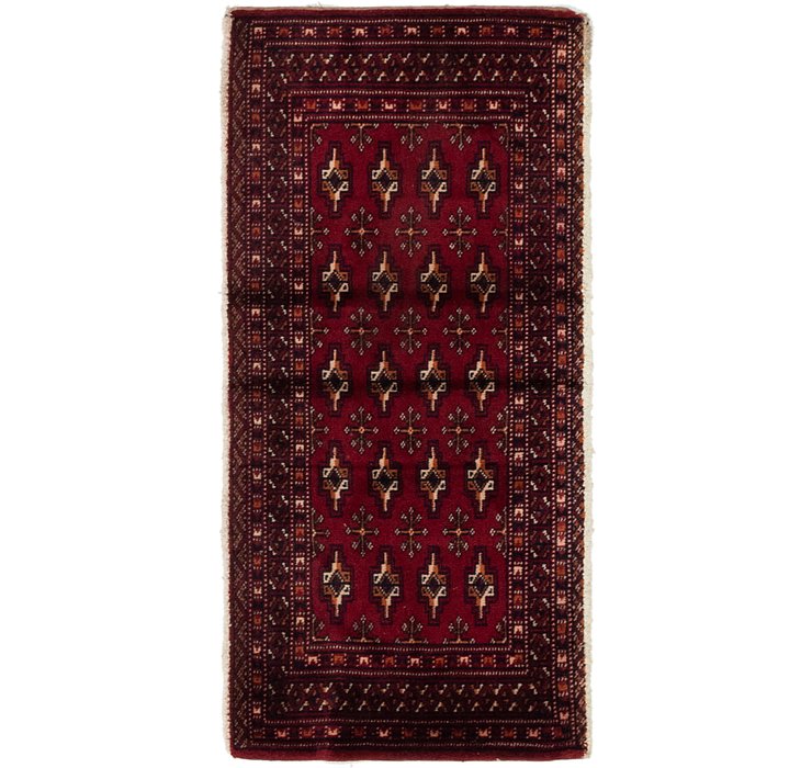 2' x 4' 5 Torkaman Persian Rug