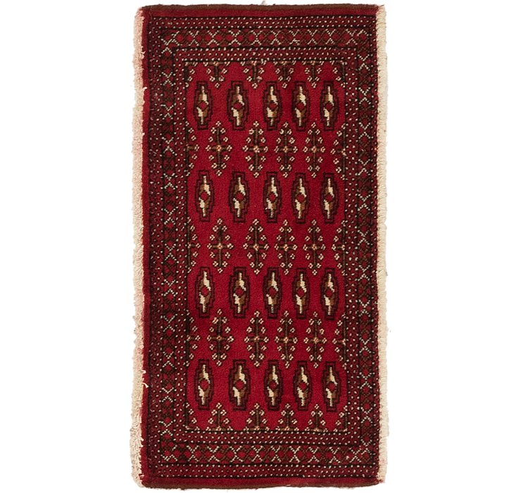 1' 8 x 3' 4 Torkaman Persian Rug
