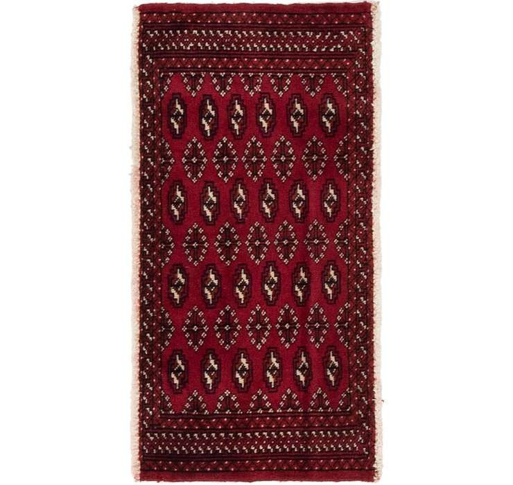 1' 7 x 3' 3 Torkaman Persian Rug