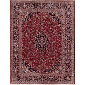 9' 8 x 12' 10 Kashan Persian Rug