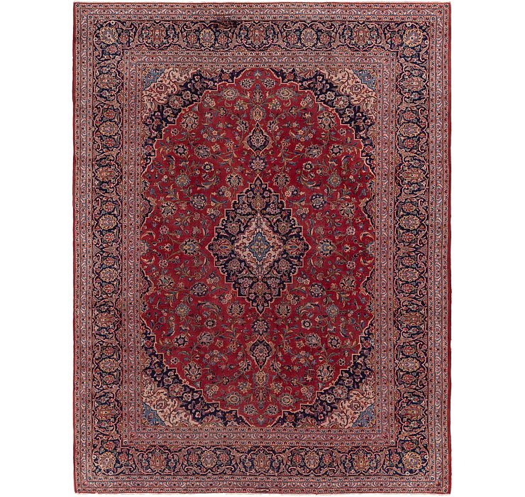9' 8 x 12' 10 Kashan Persian Rug