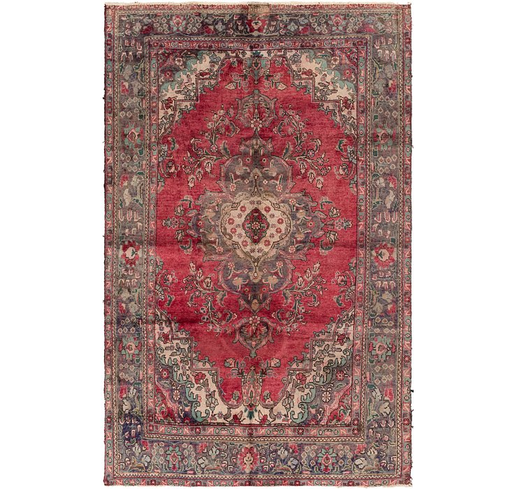 6' 3 x 9' 10 Tabriz Persian Rug