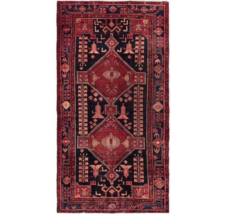 145cm x 280cm Hamedan Persian Runner ...