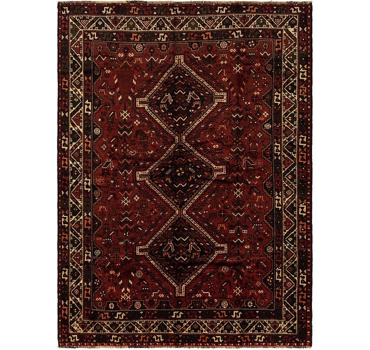7' x 9' 7 Ghashghaei Persian Rug