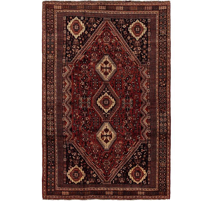 5' 9 x 8' 10 Ghashghaei Persian Rug