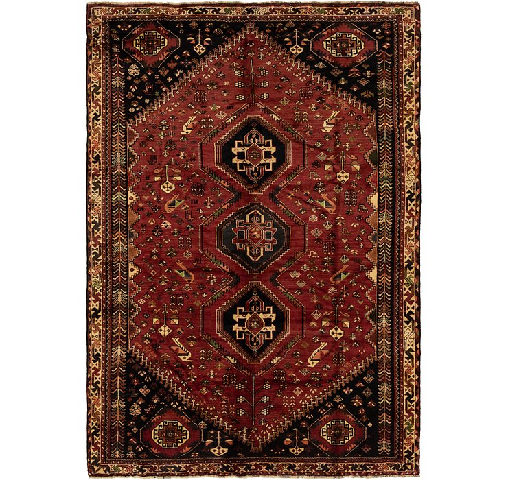 7' 6 x 10' 10 Ghashghaei Persian Rug