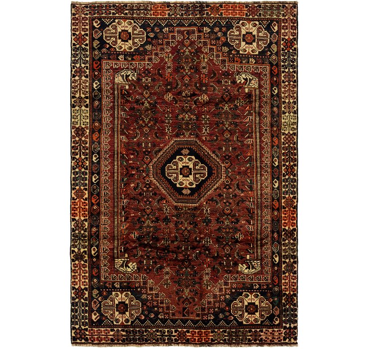 5' 5 x 8' 5 Ghashghaei Persian Rug