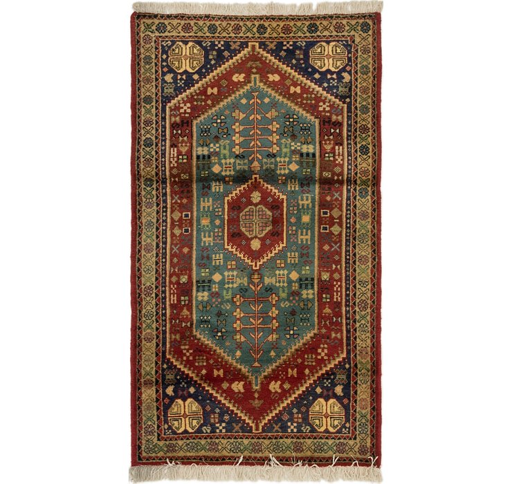 2' 6 x 4' 6 Yalameh Persian Rug