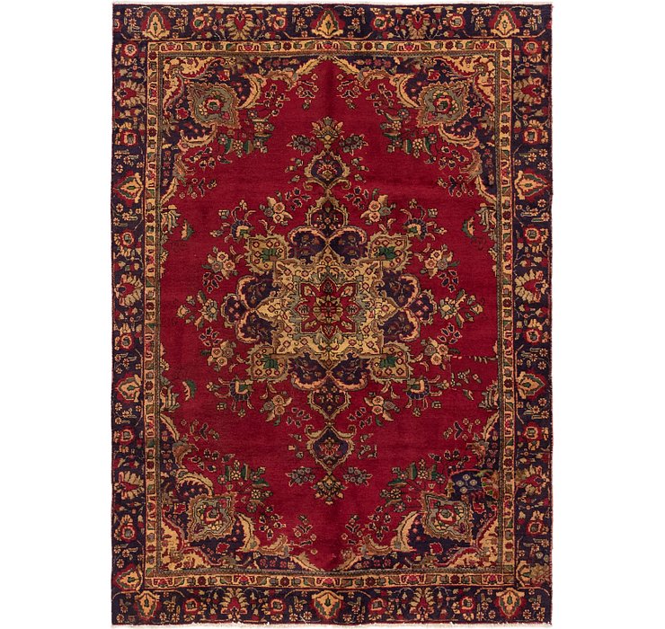 6' 4 x 9' 2 Tabriz Persian Rug