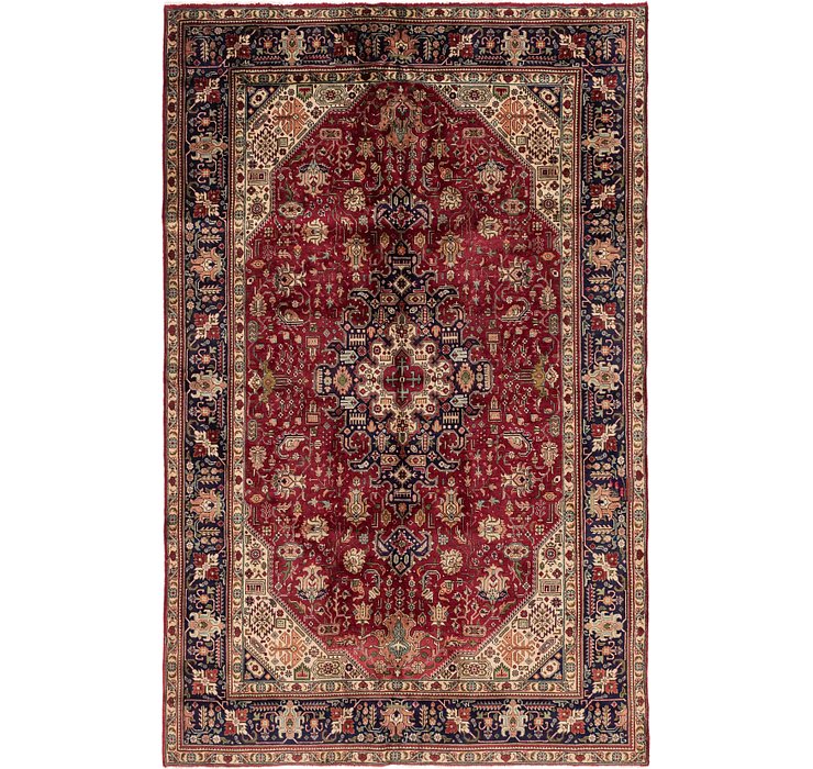 6' 2 x 9' 6 Tabriz Persian Rug