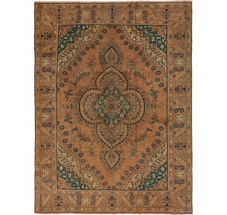 9' 8 x 12' 10 Tabriz Persian Rug