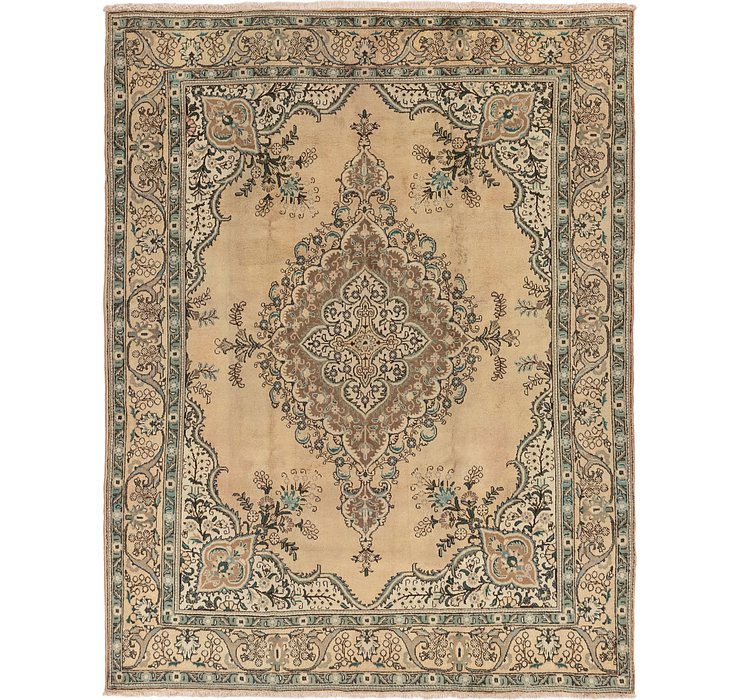 10' x 12' 10 Tabriz Persian Rug