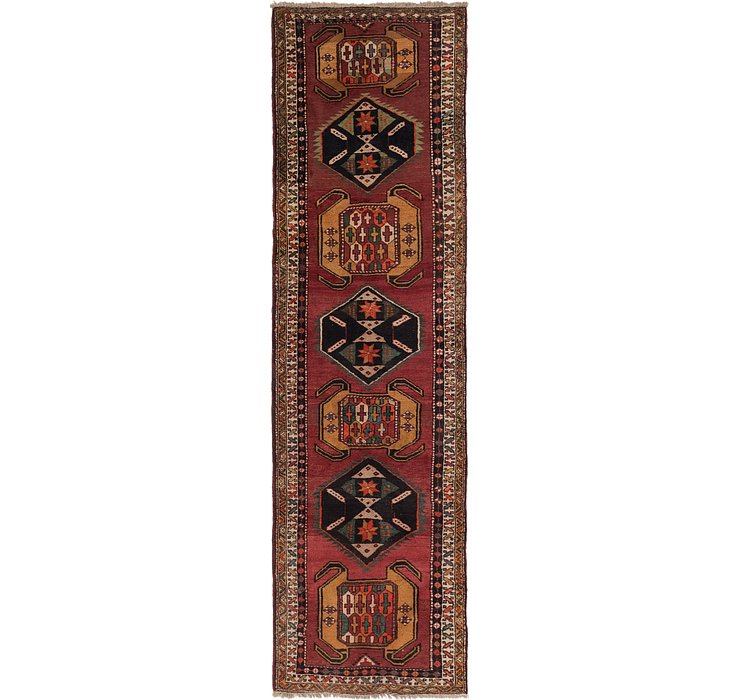 3' 9 x 13' 5 Meshkin Persian Runner ...