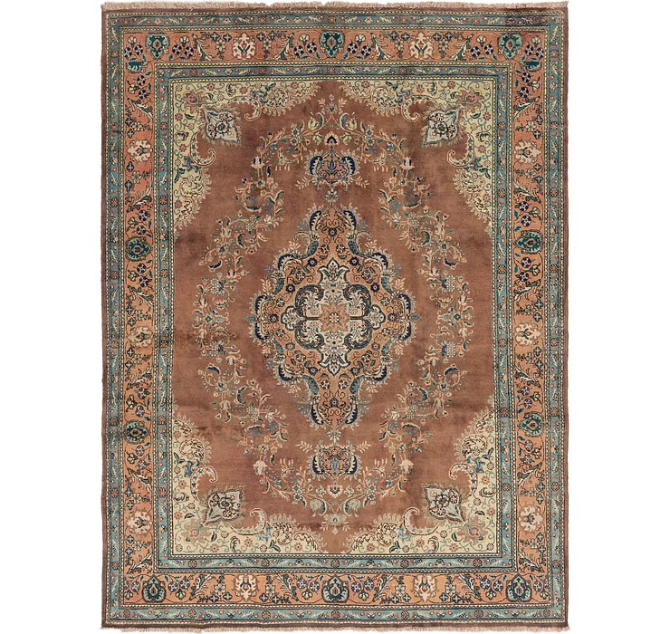 9' 9 x 12' 10 Tabriz Persian Rug