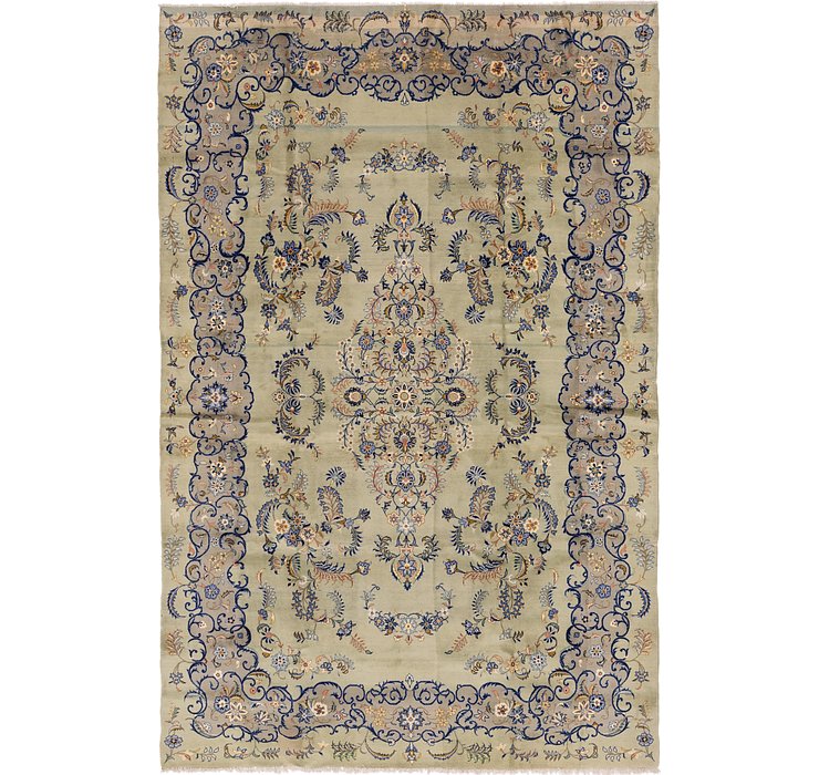 8' 3 x 12' 5 Kashan Persian Rug