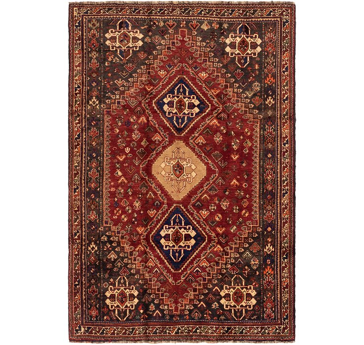 5' 6 x 8' 6 Ghashghaei Persian Rug