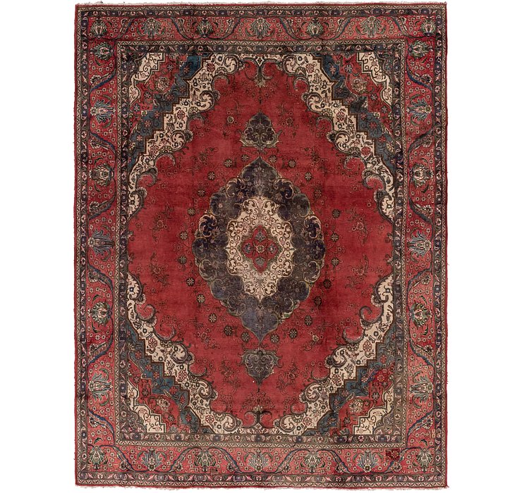 9' 9 x 13' Tabriz Persian Rug