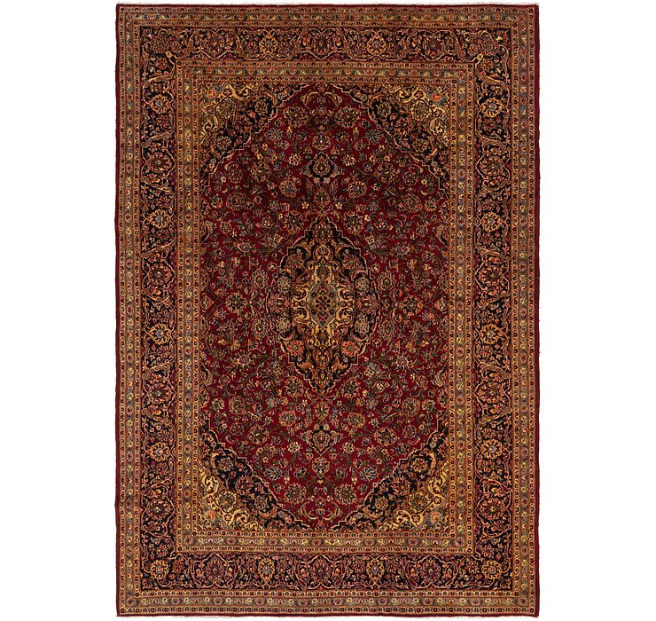 9' 4 x 13' 8 Kashan Persian Rug