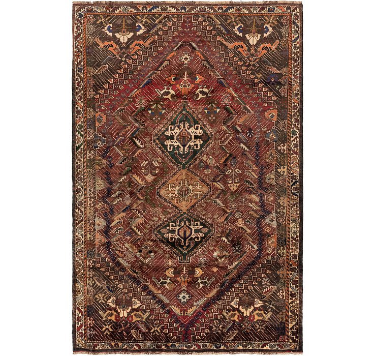 5' 5 x 8' 3 Ghashghaei Persian Rug