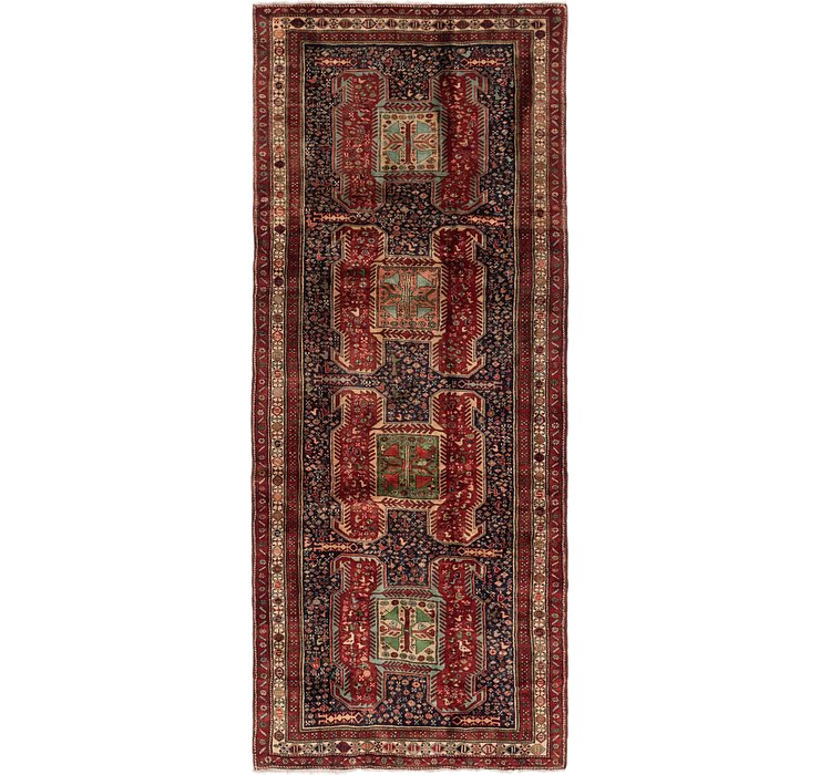 4' 5 x 10' 7 Meshkin Persian Runner ...