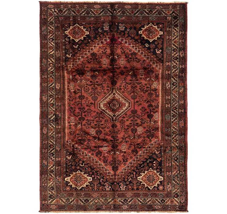 6' 9 x 9' 9 Ghashghaei Persian Rug