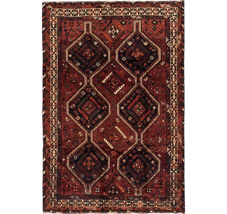 5' 9 x 8' 5 Ghashghaei Persian Rug
