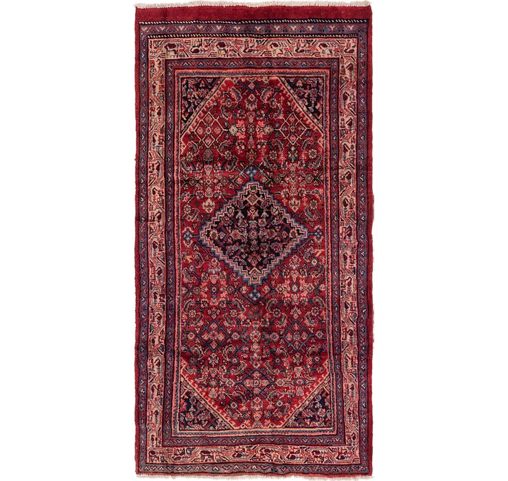4' 6 x 8' 10 Hossainabad Persian Rug