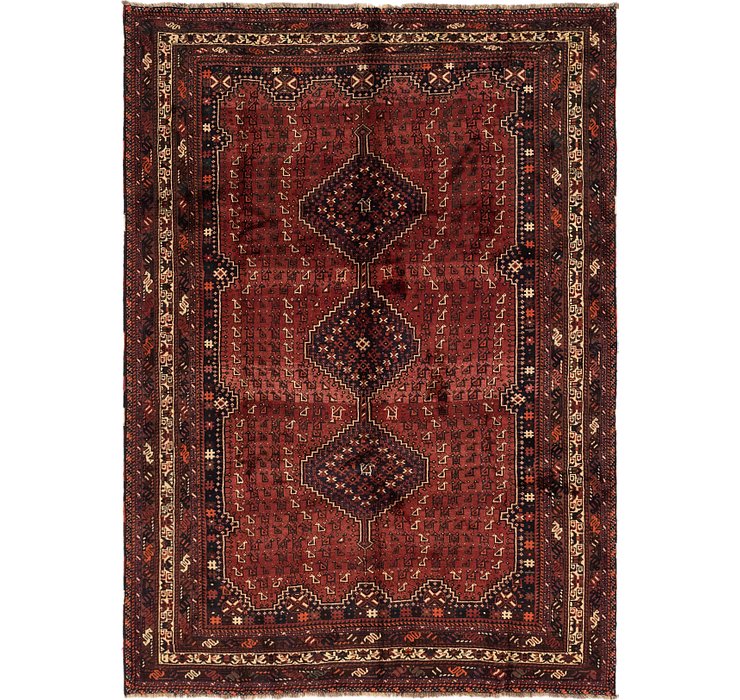 6' 9 x 9' 4 Ghashghaei Persian Rug