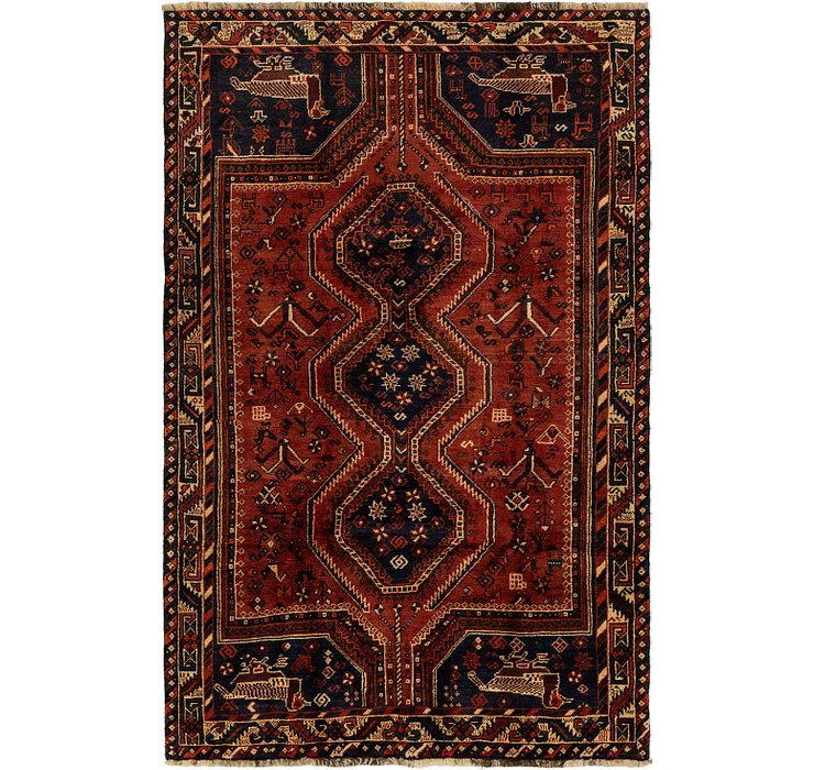4' 8 x 7' 7 Ghashghaei Persian Rug